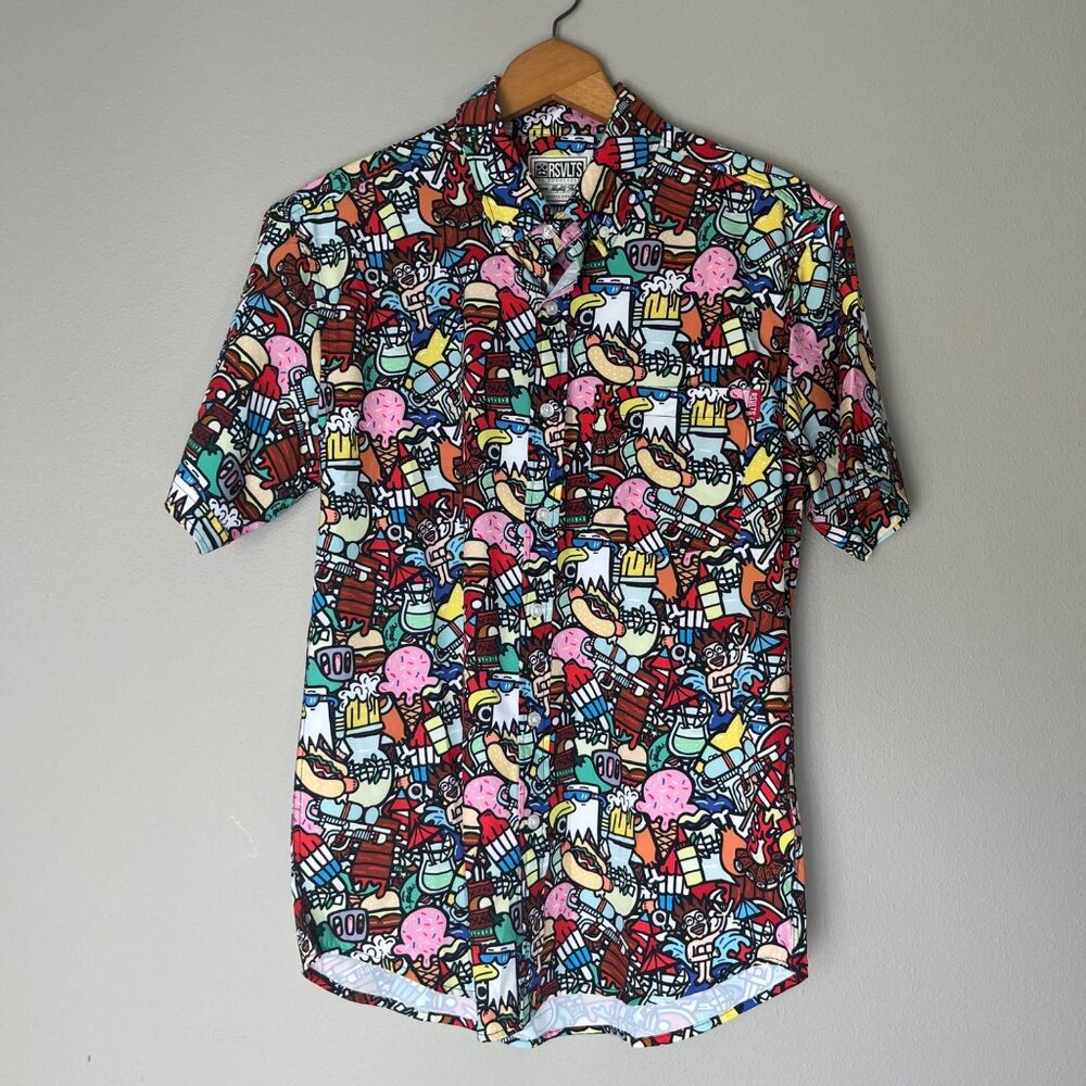 RSVLTS The Roosevelts Darty in the USA Short Sleeve Shirt Size‎ Small Graphic
